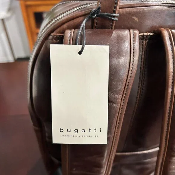 Bugatti Genuine Leather Backpack - Picture 7 of 10